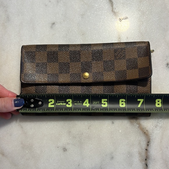 Authentic Louis Vuitton Damier long snap wallet CA0062 - Picture 13 of 14